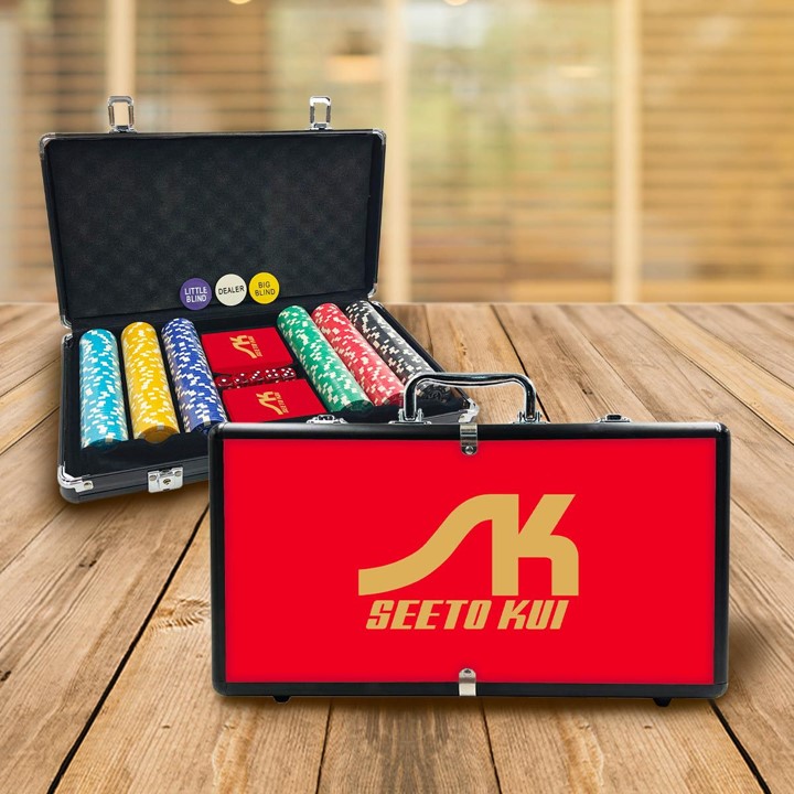 Poker Set in Aluminium Case